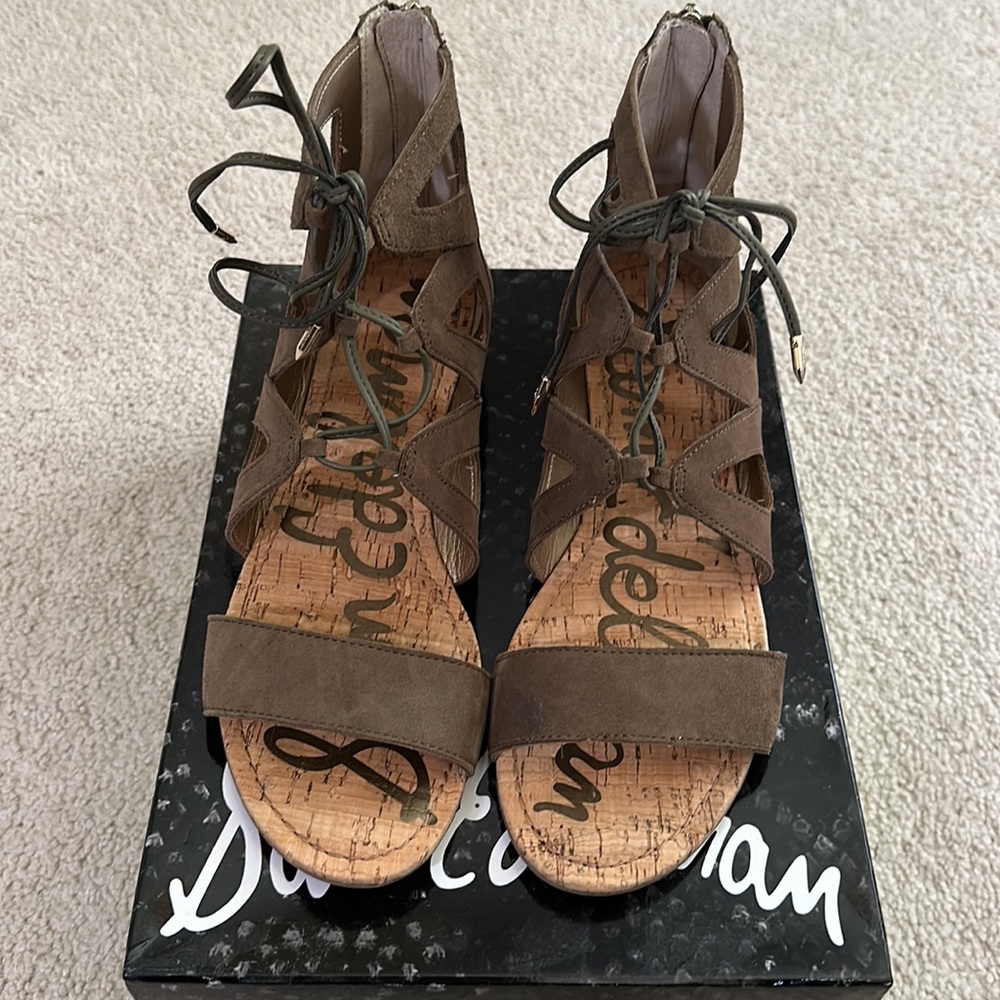 SAM EDELMAN DEAN MOSS SUEDE SIZE 9